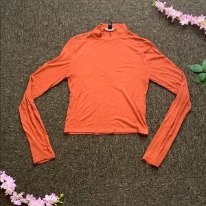 Orange Turle Neck